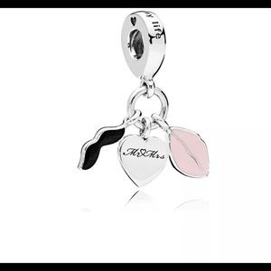 Pandora Love couple dangle charm mr & mrs
